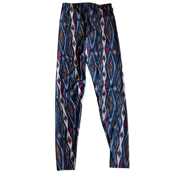 Panjora Andrea Pitter Retro Multi Color Leggings Size Medium - Picture 1 of 3